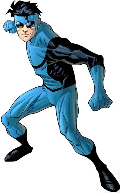 Invincible Comic Mark Grayson AKA Invincible with The Blue suit Invincible Viltrumite, Dark Superhero, Invincible Mark Grayson, Invincible Mark, Nova Sam Alexander, Invincible Art, Sam Alexander, Ryan Ottley, Mark Grayson