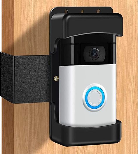 Do you wanna add security device to your apartment but you cant drill on the door? this is the answer for your worries. Video Ring Doorbell Holder for Apartment Door, No-Drill, Anti-Theft, Apartment Ring Doorbell Camera Holder Mount for Home Rentals. https://amzn.to/3VbEsB4 https://amzn.to/3GLZul5 for more. #rentals #Apartments #apartmentdecor #nodrill #securitycamera #doorbellholder #amazon #amazondeals #amazonhome Front Door Camera, Ring Camera, Camera Holder, Apartment Door, Ring Video Doorbell, Doorbell Camera, Door Holders, The Door Is Open, Order Design