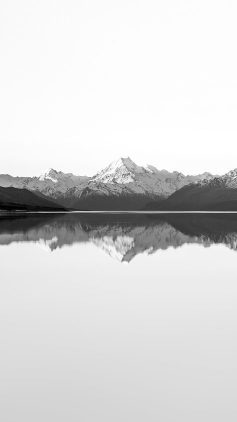 Reflection Lake Blue Mountain Water River Bw White #iPhone #6 #plus #wallpaper Iphone Wallpaper Mountains, Iphone 5s Wallpaper, Nature Paper, Water River, Iphone 6 Wallpaper, Mountain Wallpaper, White Iphone, Wallpaper Designs, Fall Wallpaper