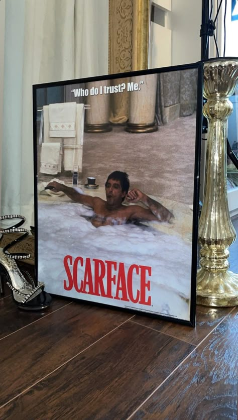 Vintage Wall Collage, Scarface Poster, Scarface Movie, Instagram Los Angeles, Wall Collage Kit, Collage Kit, Apartment Decor Inspiration, Dream Apartment, House Room