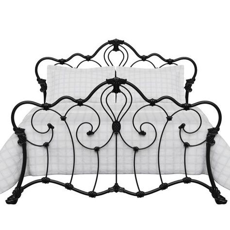 Iron Metal Bed, Wrought Iron Headboard, Super King Bed Frame, Wrought Iron Bed Frames, Steel Bed Design, Metal Bed Frames, Black Metal Bed Frame, Antique Iron Beds, Bed Frame Sizes