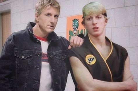 William Zabka on Instagram: “Thanks for the birthday messages! Don’t know who made this but it says it all ... from #KarateKid to #CobraKai Season3 filming now! 👊🏻” Cobra Kai Wallpaper, Jacob Bertrand, Johnny Lawrence, The Karate Kid 1984, Karate Kid Movie, Daniel Larusso, William Zabka, Freestyle Music, The Karate Kid