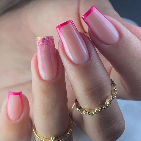 Lilac Nails, Manicure Nail Designs, Hello Nails, Fancy Nails Designs, Short Coffin Nails, Nails Now, Blush Nails, Ombre Nail Designs, Dope Nail Designs