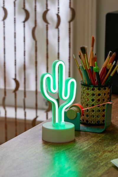 Neon Signs For Room, Neon Table, Signs For Room, Cactus Lamp, Capricorn Gifts, Mini Led Lights, Neon Lamp, Neon Decor, Back To College