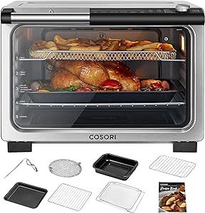 Bagel Pizza, Chicken Temperature, Ceramic Pro, Air Fryer Toaster Oven, Food Dehydrators, Quick Family Meals, Countertop Oven, Color Ceramic, Basket Tray