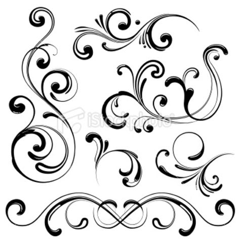 line art drawings of swirls | clip art Swirl Tattoo Designs, Undercut Ideas, Undercut Design, Filagree Design, Swirl Tattoo, Grim Reaper Tattoo, Tato Henna, Polish Design, Scroll Pattern