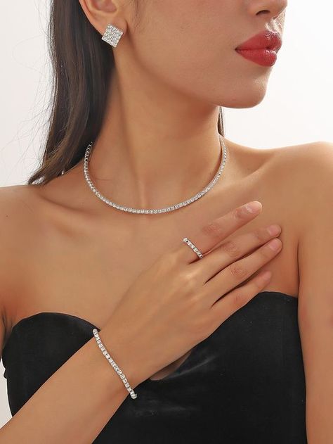 Mixed Jewelry Style, Fancy Jewelry Necklace, Formal Jewelry, Basic Jewelry, Prom Jewelry, Diamond Jewelry Designs, Women's Jewelry Sets, Watches Women Fashion, Delicate Earrings