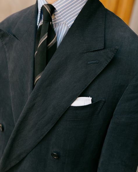 Anglo-Italian (@angloitaliancompany) • Instagram photos and videos Crockett And Jones, Italian Suit, Extra Long Sleeves, Double Breasted Suit, Poplin Shirt, Fashion Books, Silk Ties, Classy Outfits, Extra Long