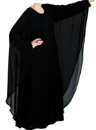 Favourite butterfly style abaya Layer Abaya, Burqa Designs, Abaya Online, Chiffon Cape, Chiffon Hijab, Kimono Design, Butterfly Style, Hijabi Fashion Casual, Simple Pakistani Dresses