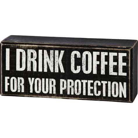 Shop our best-selling Box Signs Collection for this I Drink Coffee Box Sign from Primitives By Kathy. The industry leader in home decor, home accents, gifts and more. Unique Bookcase, Dark Stained Wood, Bookcase Wall Unit, Rustic Bookcase, Entertainment Wall Units, Coffee Box, Coffee Sign, I Drink Coffee, Dark Wood Stain