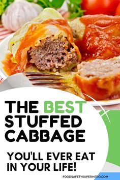 This easy stuffed cabbage rolls recipe was handed down to me by my great-grandmother who learned how to make this stuffed cabbage recipe while she lived in an orphanage in 1890's Germany. You've tried the rest, now eat the best. Best Stuffed Cabbage Rolls, Best Cabbage Rolls Recipe, Cabbage Roll Recipe, Stuffed Cabbage Recipe, Stuffed Cabbage Rolls Recipe, Easy Cabbage Rolls, Easy Stuffed Cabbage, Cabbage Roll Casserole, Stuffed Cabbage Rolls