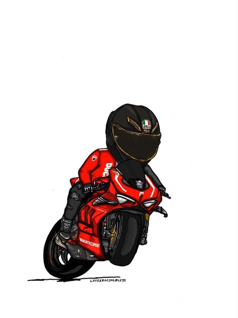 Ducati Art, Bike Cartoon, Bike Art Print, Biker Logo, Car Animation, Bike Bmw, Image Moto, Motorcycle Drawing, Bike Logo