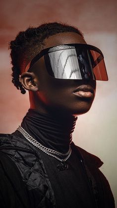 Futurism Fashion, Afrofuturism Art, Afro Punk Fashion, Hip Hop Poster, Dark Skin Beauty, Emotional Photography, Photoshoot Themes, Human Poses Reference, Poster Background Design