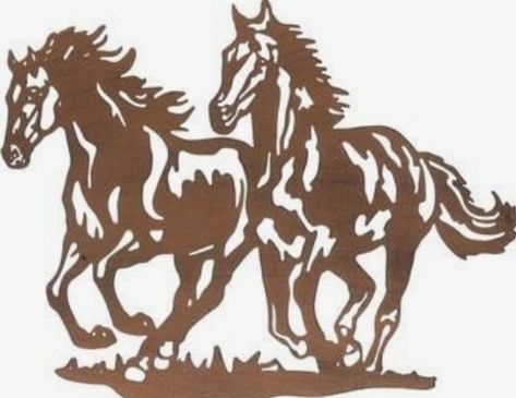 Paint Display, Horse Stencil, Horses Running, Wall Decor Hobby Lobby, Muster Tattoos, Western Wall Art, Horseshoe Art, Horse Silhouette, High Noon