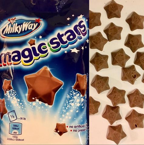 Milky Way Chocolate Magic Stars Milky Way Chocolate, Magic Stars, Chocolate Bunny, Chocolate Candy, Milky Way, Pop Tarts, White Chocolate, Scream, Gum