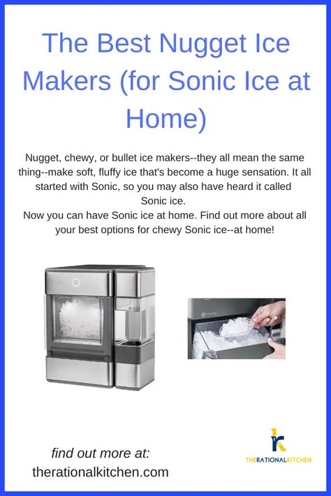 Best Nugget Ice Makers Pinterest Sonic Ice Maker, Sonic Ice, Nugget Ice, Ice Bin, Nugget Ice Maker, Ice Makers, Ice Melting, Soft Water, Ice Maker