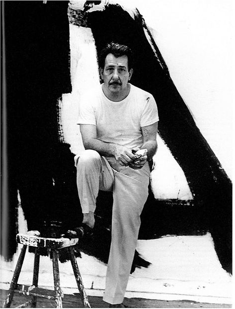 Franz Kline Painting, Artist Portraits, Pablo Picasso Paintings, Franz Kline, Cy Twombly, Picasso Paintings, Willem De Kooning, Action Painting, Expressionist Painting