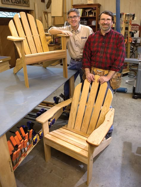 Adirondack Chair Plans: Learn from Norm How to Build One That Lasts Norm Abrams, Kids Woodworking Projects, Woodworking Plans Patterns, Adirondack Chair Plans, Woodworking Projects For Kids, Woodworking Furniture Plans, Woodworking Magazine, Router Woodworking, Woodworking Plans Diy