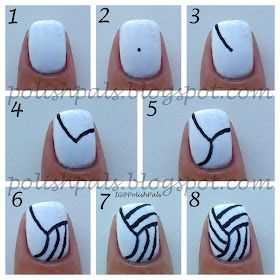 Volleyball Nail Art, Volleyball Nails, Polo Photography, Minion Nails, Sports Nails, Curved Nails, Matte Nail Polish, Matte Nail, Polo Suits