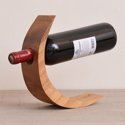 Wooden Spoon Holder Ideas, Wooden Wine Bottle Holder, Modern Wine Rack, Wine Rack Design, Wood Wine Rack, Table Surface, Wood Wine Racks, Metal Furniture Design, Organized Storage