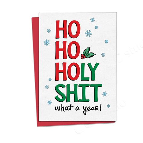 Funny Holiday Greetings, Rude Christmas Cards, Funny Xmas Cards, Sarcastic Christmas, Funny Holiday Cards, Funny Christmas Card, Card Sayings, Funny Holiday, Funny Christmas Cards