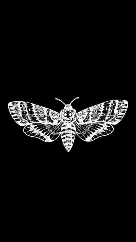 Moth Aesthetic Dark, Moth Phone Wallpaper, Wallpaper For Iphone Black, Witchcore Wallpaper, Black And White Moth, Imvu Clothes, Shuffle Ideas, Moth Wallpaper, Bugs Life