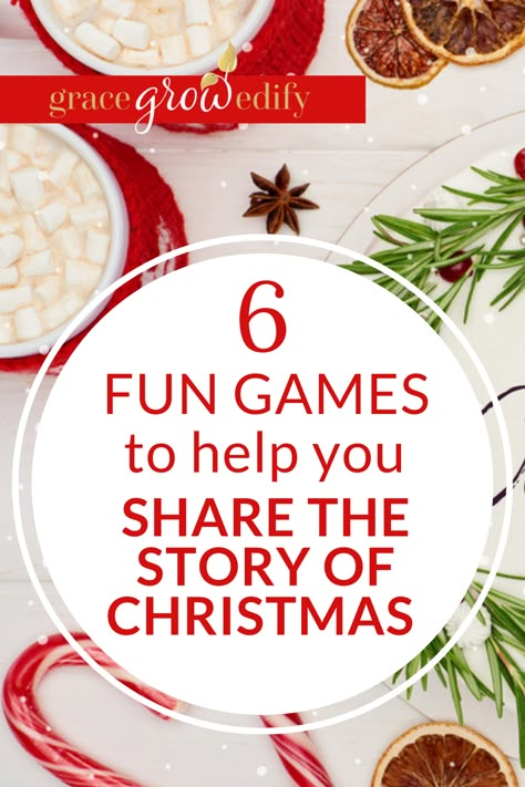 Christian Christmas Games For Women, Christian Christmas Games For Kids Party Ideas, Christmas Games For Prek, Christmas Story Activities For Kids, Christ Centered Christmas Activities, Christmas Games For Womens Ministry, Happy Birthday Jesus Party Games, Church Christmas Games For Adults, Christmas Church Activities Kids