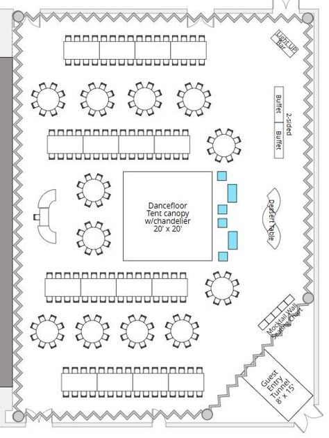 Floor Plans Wedding Reception, Wedding Reception Seating Layout, Large Wedding Reception Layout, 300 Person Wedding Seating Layout, Wedding Table Arrangements Layout Reception Seating, 80 People Wedding Seating, 150 Person Wedding Seating Layout, 200 Guest Wedding Seating Layout, Table Arrangements For Parties Layout