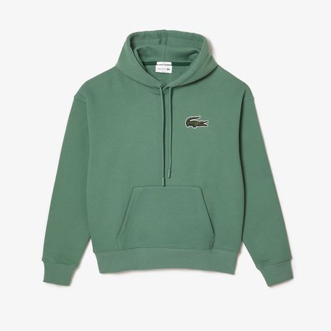 Boyfriend Clothes, Lacoste Hoodie, Lacoste Sweatshirt, Boyfriend Outfit, Green Sweatshirt, Hoodie Green, Green Hoodie, Lacoste Men, Workout Hoodie