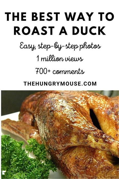 Baked Duck Recipes, Best Duck Recipe, Whole Duck Recipes, Crispy Duck Recipes, How To Cook Duck, Roasted Duck Recipes, Goose Recipes, Maple Recipes, Good Roasts