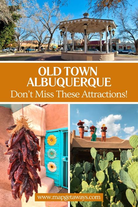 Planning a visit to Old Town Albuquerque? Learn all the must-see spots in this charming historic area! Explore unique shops, top-rated restaurants, and beautiful photo spots. Old Town Albuquerque offers vibrant culture, fun activities, and a taste of New Mexico’s rich history. Don’t miss out on the best things to do in Old Town! Albuquerque Old Town, Old Town Albuquerque, Mexico Bucket List, New Mexico Road Trip, Travel New Mexico, Albuquerque News, New Mexican, Albuquerque New Mexico, Mexico Travel