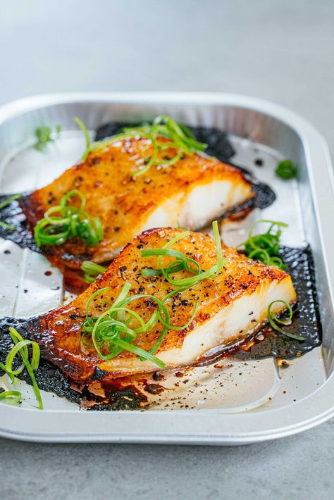 Black Cod With Miso, Smoked Black Cod Recipe, Miso Fish, Fish Main Course, Miso Glazed Cod, Classic Restaurant, Miso Glaze, Black Cod, Miso Paste