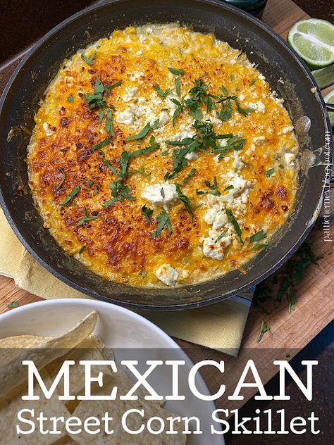 Corn Skillet, Skillet Corn, Corn Dip Recipes, Mexican Dish, Corn Dip, Cream Of Celery Soup, Cotija Cheese, Mexican Street Corn, America's Test Kitchen