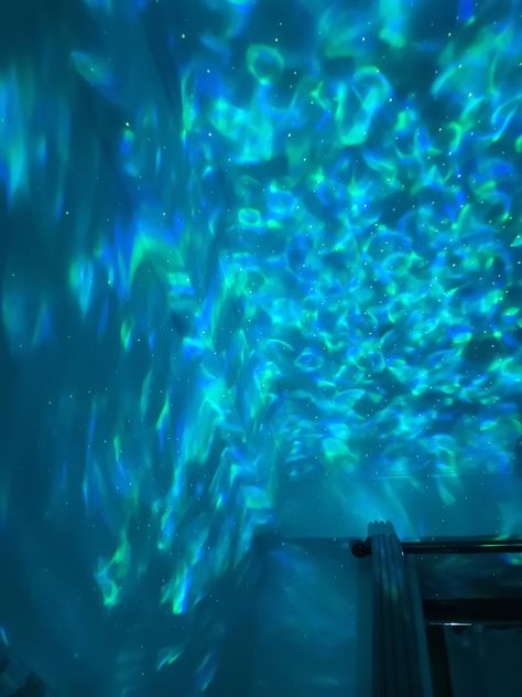 Water Led Lights, Ocean Night Light, Aquatic Theme Bedroom, Water Lamp Light, Ocean Decorations Party, Mermaid Party Adult, Underwater Projector, Ocean Themed Decor, Water Room Decor