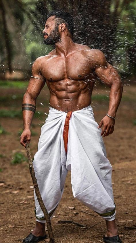 Indian Bodybuilder, Male Art Reference, Bodybuilders Men, Muscle Hunks, Indian Man, Cardio Gym, Strong Motivation, Arabian Nights, Male Art