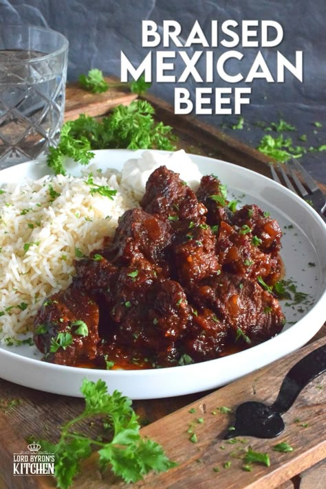 Healthy Chicken Skillet, Braised Beef Brisket, Chipotle In Adobo, Braised Beef Recipes, Elegant Recipes, Mexican Meat, Chipotle In Adobo Sauce, Braised Brisket, Adobo Recipe