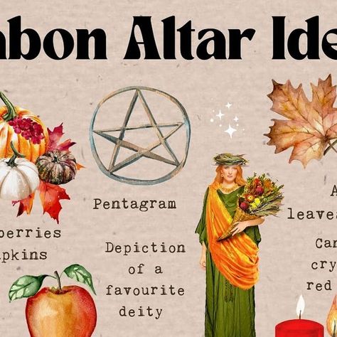 Alice ✨🌿 on Instagram: "MABON & OSTARA altar ideas

We have Mabon and Ostara coming up in the next few days, depending on where you are in the world. Here are a few tips for decorative items you can add to your altar to honour these Sabbats… Swipe through for the Ostara version.

✨ Will you be making an altar and is it for Mabon or Ostara? ✨ What do you add to your altar?

Content and graphic design @starlightandsage_
Follow @starlightandsage_ for more witchy and magical content...

#mabon #ostara #mabonguide #witchaesthetic #mabonaltar #ostaraaltar #witchesofig #autumnequinox #northernhemispherewitches #southernhemispherewitches" Altar Ideas, W.i.t.c.h Aesthetic, Decorative Items, The Next, Graphic Design, The World, Design