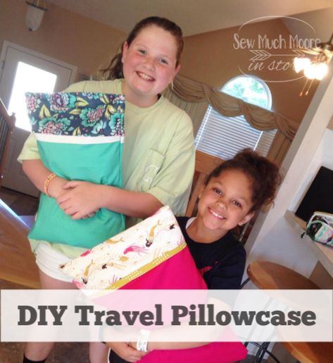 Travel Pillow Diy, Travel Pillow Case, Travel Pillow Pattern, Missouri Star Quilt Company Tutorials, Pillow Cases Tutorials, Pillow Cases Diy, Missouri Star Quilt Company, Pillowcase Pattern, Toddler Travel