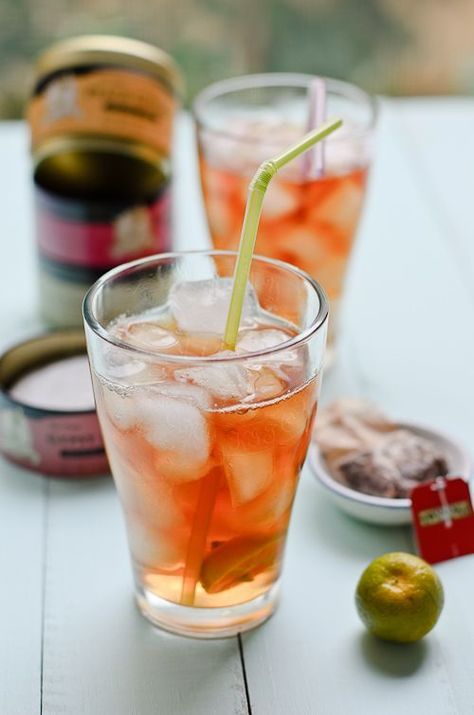 Homemade Iced Tea, Iced Tea Recipe, Easy Meals For Families, Asian Cucumber Salad, Drinks Tea, Tea Cocktails, Asian Noodle, Mongolian Beef, Mocktail Recipes