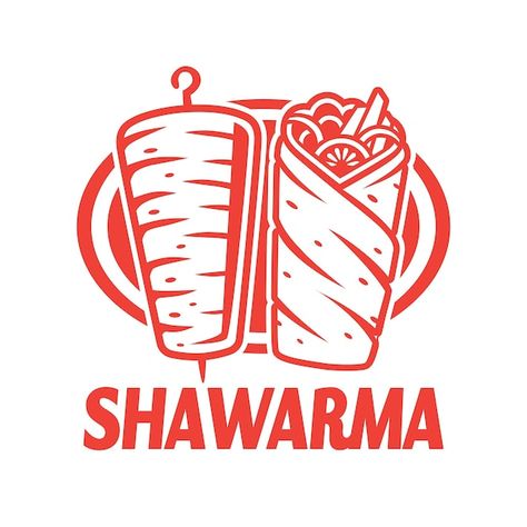 Shawarma Logo, Kebab Logo Ideas, Shawarma Social Media Design, Shawarma Logo Design Creative, Kebab Logo, Shawarma Advertisement, Shawarma Branding, Doner Kebab, Design Reference