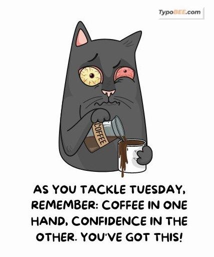 Tuesday Coffee Humor, Good Morning Tuesday Funny, Tuesday Quotes Funny, Morning Tuesday Images, Good Morning Tuesday Images, Tuesday Images, Funny Good Morning, Morning Tuesday, Good Morning Tuesday