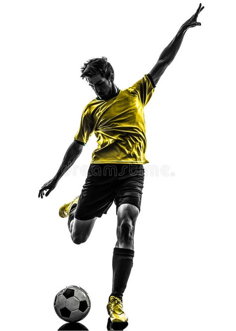 Brazilian Soccer Football Player Young Man Kicking Silhouette Stock Photo - Image of south, young: 31788312 Bracket Challenge, Reading Suggestions, Football Poses, Soccer Photography, Men's Soccer Teams, Soccer News, Soccer Goal, Soccer Skills, Poses References