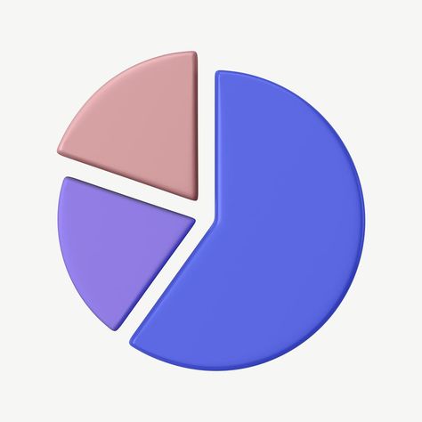 3D pie chart collage element psd | premium image by rawpixel.com / Busbus Pie Chart Design, Business Graphics, 2025 Vision, Chart Design, Free Psd, Design Resources, Pie Chart, Vision Board, Pie