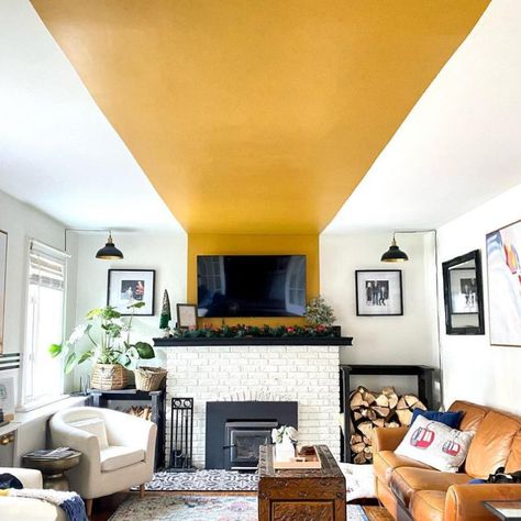 Rookwood Amber SW 2817 | Yellow Paint Colors | Sherwin-Williams Yellow Paint Color, Gold Paint Colors, Tan Paint Colors, Orange Paint Colors, Yellow Paint Colors, Accent Walls In Living Room, Yellow Paint, Favorite Paint Colors, Blue Paint Colors