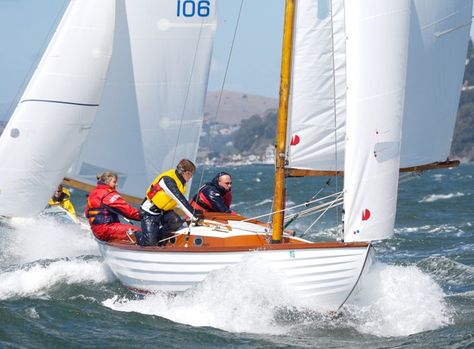 Nordic Folkboat, Classic Sailboat, Falmouth Cornwall, Classic Wooden Boats, Classic Sailing, Sailing Life, Sailboat Design, Sailing Yachts, Classic Yachts