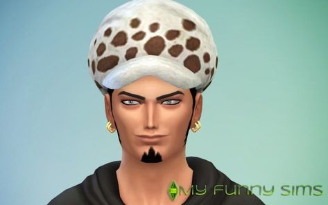 Sims 4 One Piece, Funny Sims, Mods For Sims 4, Sailor Moon Wands, Sims Funny, Top 10 Best Anime, Umineko When They Cry, Law Trafalgar, Anime Hats