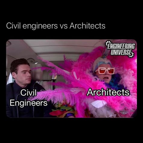 ⚙️STEM TikToks🎥 on Instagram: “Tag a civil engineer and architect” Civil Engineering Jokes, Civil Engineering Humor, Architecture Memes, Nerd Memes, Engineering Memes, Engineering Humor, Civil Engineer, Job Interview Tips, Wet Dreams