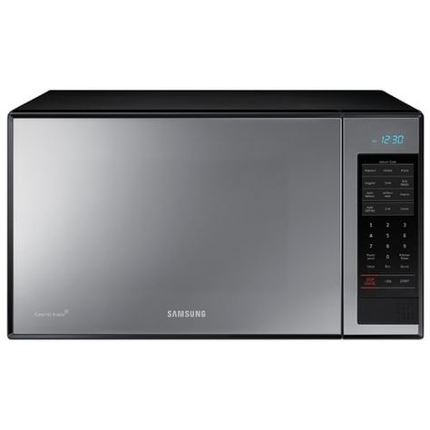 Samsung 1.4-cu ft 950-Watt Countertop Microwave (Gloss) in the Countertop Microwaves department at Lowes.com Samsung Microwave, Microwave Grill, Samsung 1, Countertop Microwave Oven, Stainless Steel Microwave, Stainless Steel Countertops, Countertop Microwave, Steam Cooking, Microwave Ovens