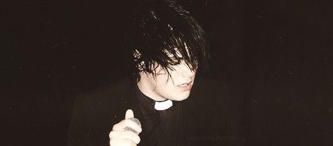 Gerard Way | My Chemical Romance Gerard Way Banner, Priest Gerard, Gerard Way Wallpaper, Way Wallpaper, Gerald Way, I Love Mcr, Sweet Revenge, Mikey Way, Love Band