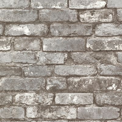 Oxford Brickwork Exposed Brick Texture 33' x 20.5" Wallpaper | Wayfair Exposed Brick Wallpaper, Embossed Tile, Slate Wallpaper, Brick Effect Wallpaper, Beacon House, Brick Paper, Brick Wall Texture, Brewster Wallpaper, Brewster Wallcovering